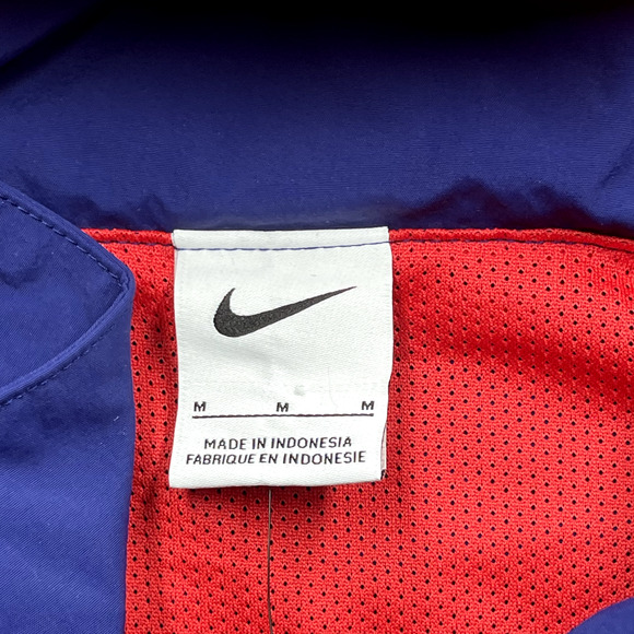 Nike USA Soccer Full Zip Windbreaker Jacket M Olympic Exclusive Giant Swoosh - Picture 8 of 14